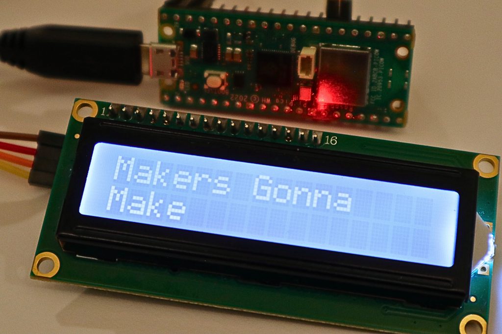 Raspberry Pi Pico: LCD-Display ansteuern